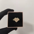 Pink Heart Rolex Ring