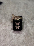 Butterfly stud earrings