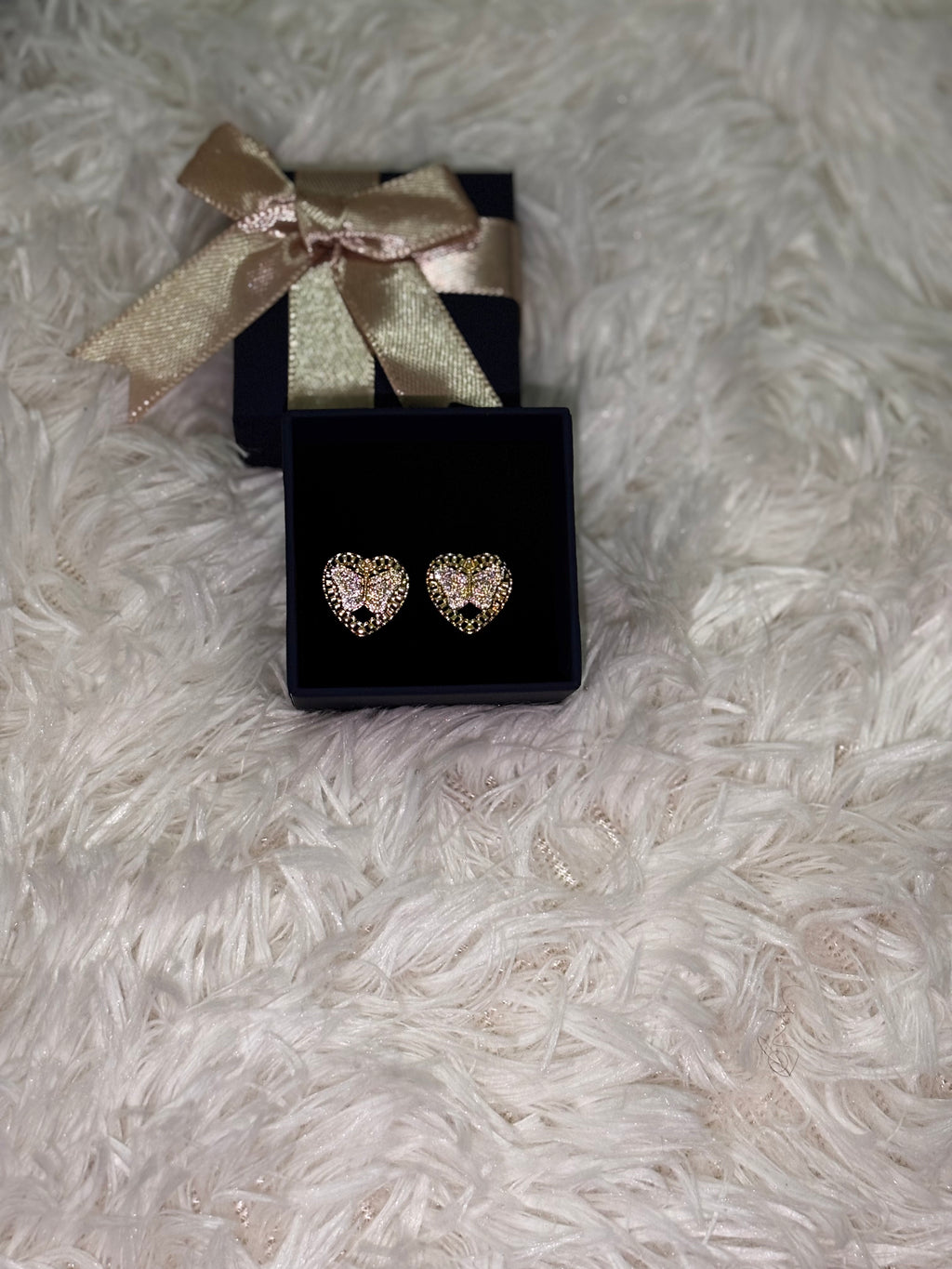 Rolex Butterfly Heart studs